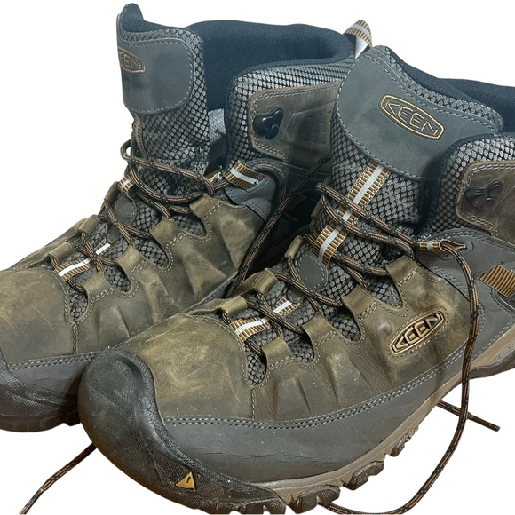 Keen Men\'s Brown and Gray Hiking Boots main image 4